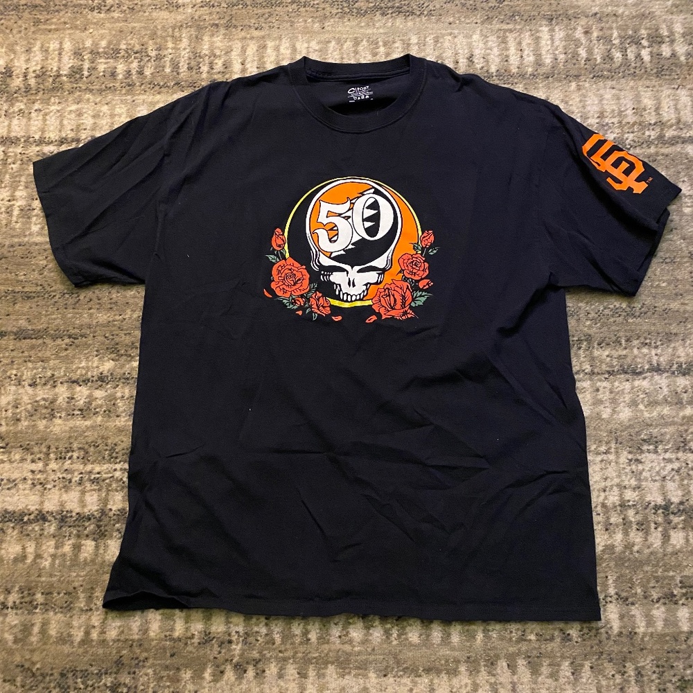 AUTHENTIC ~ Grateful Dead San Francisco GIANTS 2015 ~ 65 years T-shirt XL
